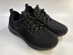 Vively Tonnet Women's Running Sneaker Low Top Mesh Lace-Up Black Size 9.5